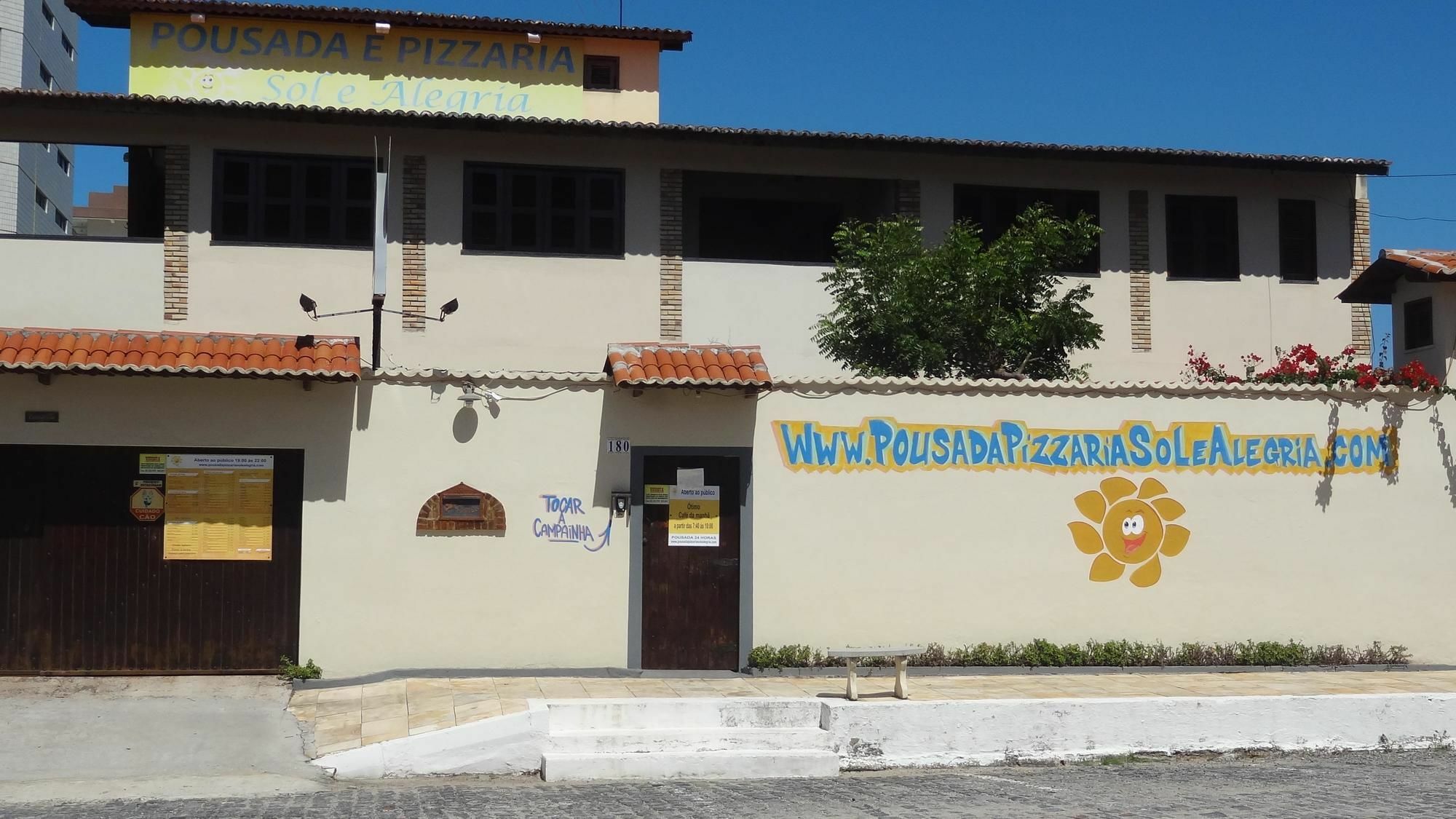 Pousada E Pizzaria Sol E Alegria Форталеза Екстериор снимка